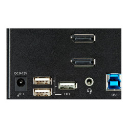 STARTECH TRIPLE MONITOR DISPLAYPORT KVM SWITCH, USB(2), 4K, 2YR