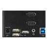 STARTECH TRIPLE MONITOR DISPLAYPORT KVM SWITCH, USB(2), 4K, 2YR