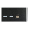 STARTECH TRIPLE MONITOR DISPLAYPORT KVM SWITCH, USB(2), 4K, 2YR