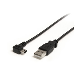 STARTECH 1.8M/6FT MINI USB2.0 A TO USB MINI-B CABLE, M/M, RIGHT ANGLE, LTW