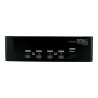 STARTECH 4 PORT KVM SWITCH, DUAL DISPLAY, DVI(5), VGA(5), USBA/B(4), AUDIO