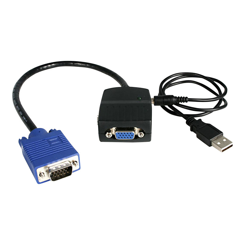 STARTECH 2 PORT VGA VIDEO SPLITTER - USB POWERED - HIGH RESOLUTION 2YR