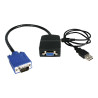 STARTECH 2 PORT VGA VIDEO SPLITTER - USB POWERED - HIGH RESOLUTION 2YR