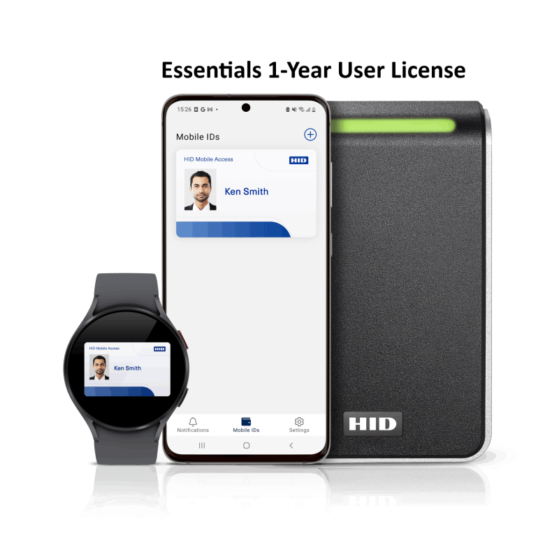 HID MOBILE IDENTITIES ESSENTALS 1YR USER LICENSE FORNEW SITES & RENEWALS MOQ 20