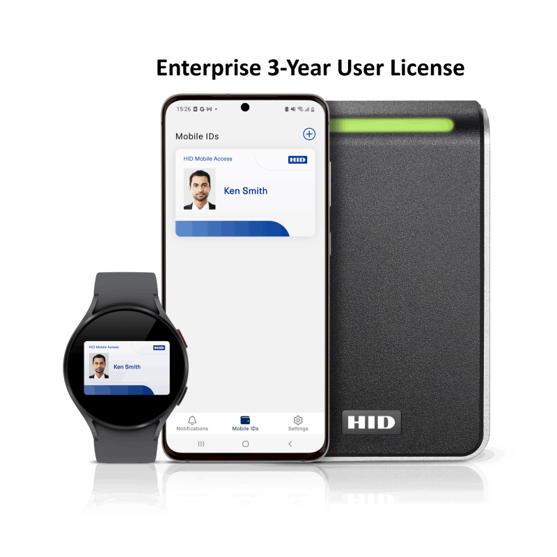 HID MOBILE IDENTITIES ENTERPRISE 3 YR USER LICENSE FOR NEW SITES & RENEWALS MOQ 20