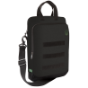 STM (ACE ECO VERTICAL SUPER CARGO) LAPTOP SHOULDERBAG, FITS UP TO 14", BLACK , 3YR WTY