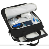 STM (ACE ECO VERTICAL SUPER CARGO) LAPTOP SHOULDERBAG, FITS UP TO 14", BLACK , 3YR WTY