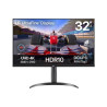 LG 32"(16:9) UHD VA, HDMI(2), DP, SPKR, H/ADJ, TILT, VESA, 3YR