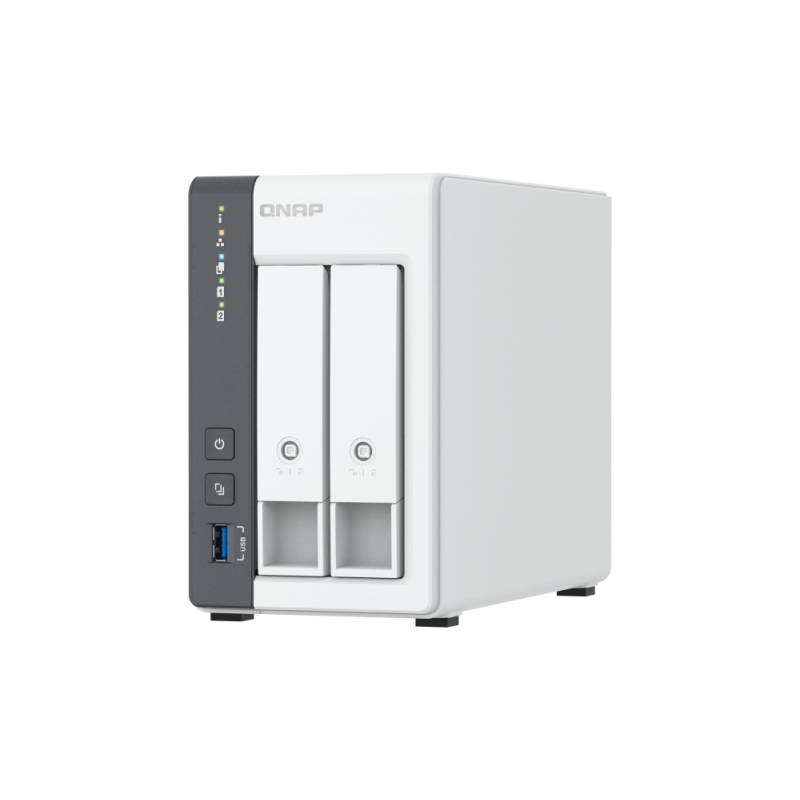 QNAP 2-BAY NAS (NO DISK) ARM 2GHz, 4GB, 2.5GbE(1), 1GbE(1),