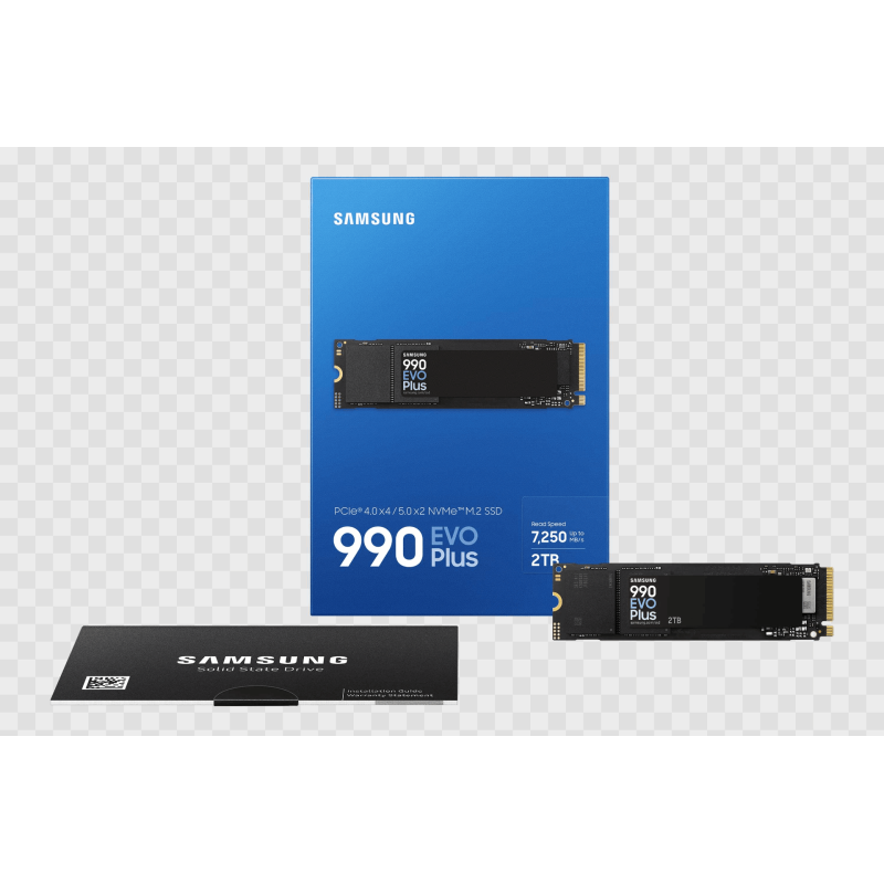 SAMSUNG (990 EVO PLUS) 2TB, M.2 INTERNAL NVMe PCIe4 SSD, 7250R/6300W MB/s, 5YR WTY
