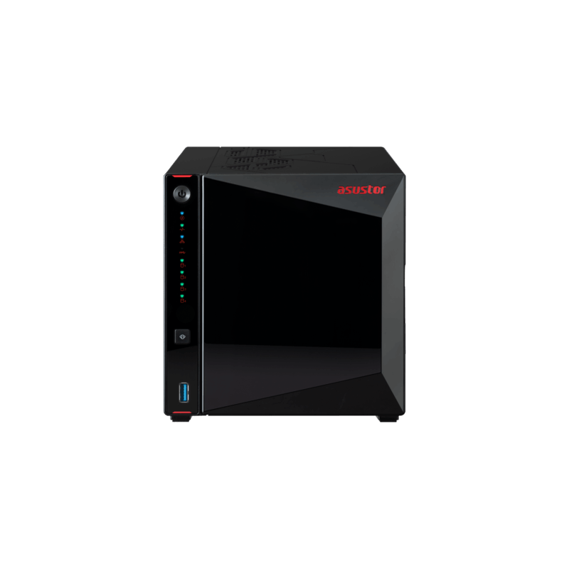 ASUSTOR 4-BAY NAS 3.5"/2,5"(0/4), QC-2.0GHz, 4GB, M.2(4), 2.5G(2), TWR, 3YR
