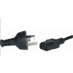 3PIN MAINS PLUG TO IEC C13...