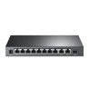 TP-LINK 8-PORT UNMANAGED SWITCH, POE+(8), GbE(2) , SFP(1), 124W, METAL CASE, 5YR
