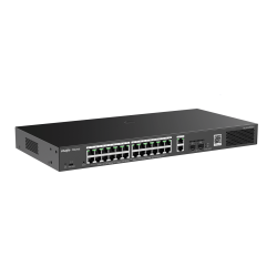RUIJIE REYEE 26P GE SMART CLOUD MANAGED SWITCH - 24 POE+ (370W) - 26X GE + 2X SFP,3YR