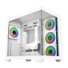 COOLER MASTER ATX CASE, DUAL TEMPERED GLASS PANEL, ARGB FANS(4), WHITE, 2YR