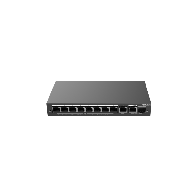 RUIJIE REYEE 10P GE SMART CLOUD MANAGED SWITCH-8 POE+ (120W)-9X GE + 1X GE/SFP COMBO,3YR