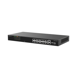 RUIJIE REYEE 16P FE + 2 GE UNMANAGED SWITCH - POE (16 PORTS) (120W) - METAL CASING,3YR