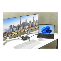 KENSINGTON SD1700P USB-C DUAL 4K MOBILE DOCK HDMI, USB-C(100W), LAN, W/LESS CHARGING, 3YR