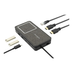 KENSINGTON SD1700P USB-C DUAL 4K MOBILE DOCK HDMI, USB-C(100W), LAN, W/LESS CHARGING, 3YR