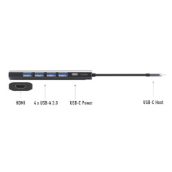 COMSOL USB-C TO 4K HDMI MULTI-PORT ADAPTER