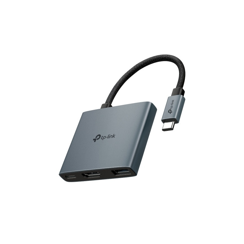 TP-LINK 3 PORT HUB, 100W PD(1), USB-A 3.0(1), HDMI 4K@60Hz(1), 1YR