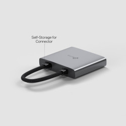 TP-LINK 3 PORT HUB, 100W PD(1), USB-A 3.0(1), HDMI 4K@60Hz(1), 1YR