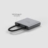 TP-LINK 3 PORT HUB, 100W PD(1), USB-A 3.0(1), HDMI 4K@60Hz(1), 1YR