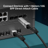 1M Direct Attach SFP+ Cable for 10 Gigabit Connections SPEC: Up to 1 m Distance