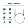 1M Direct Attach SFP+ Cable for 10 Gigabit Connections SPEC: Up to 1 m Distance