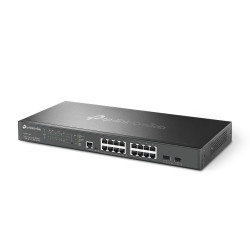 TP-LINK OMADA 16-PORT MANAGED L2+ RACK SWITCH, 2.5G POE+(8), 10G SFP+(2), 240W, 5YR
