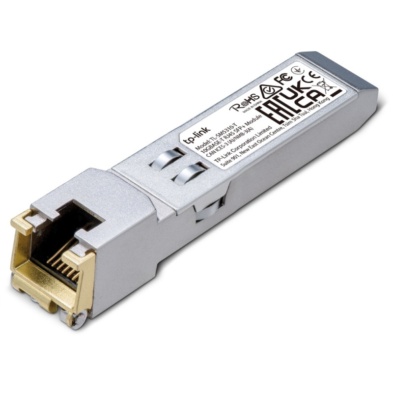 TP-LINK 10G BASE-T RJ45 SFP+ MODULE, 30M, 3YR