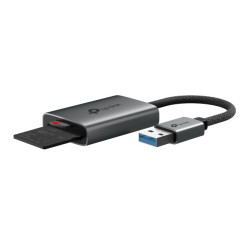 TP-LINK USB 3.0 TYPE-A TO SD & MICROSD 3.0 CARD READER, UHS-I, BLACK