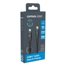 COMSOL 1M USB4 GEN4 CABLE 80GBPS