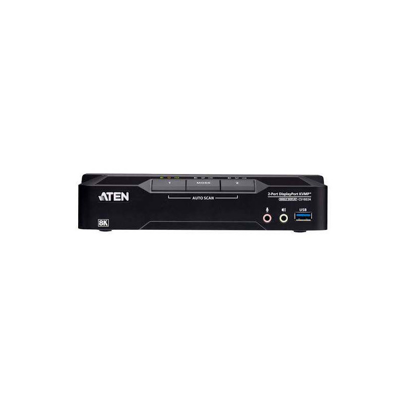 ATEN 2-PORT USB 3.0 8K DISPLAYPORT KVMP SWITCH