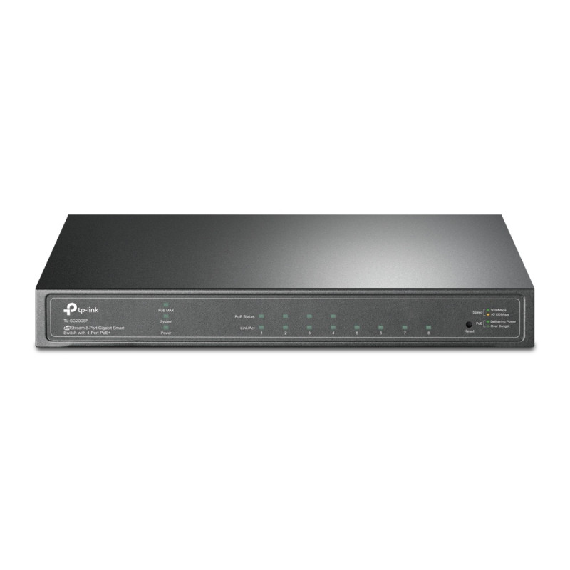 TP-LINK OMADA 8-PORT MANAGED GIGABIT DESKTOP SWITCH, POE+(4), 62W, 5YR