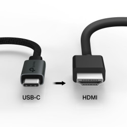 TP-LINK USB 3.0 TYPE-C TO HDMI ADAPTER, 4K@60Hz, BLACK