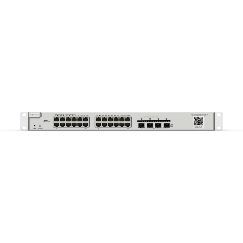 RUIJIE REYEE 24P GIGABIT LAYER 2+ MANAGED SWITCH -24 POE+ (370W) -24X GE + 4X 10G SFP+,5YR