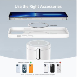 ANKER 623 MAGNETIC WIRELESS CHARGER WHITE (MAGGO)