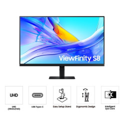 SAMSUNG 37" (16:9) UHD VA MONITOR, DP, HDMI, HDR10, USB-C, U