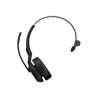 JABRA WIRELESS EVOLVE2 55 MS MONO BLUETOOTH ANC HEADSET W/CHARGING STAND+LINK390A, USB-A
