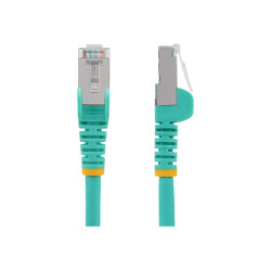 STARTECH.COM 7M CAT6A ETHERNET CABLE - AQUA - LOW SMOKE ZERO HALOGEN (LSZH) - 10GBE 500MHZ