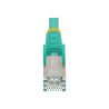 STARTECH.COM 7M CAT6A ETHERNET CABLE - AQUA - LOW SMOKE ZERO HALOGEN (LSZH) - 10GBE 500MHZ