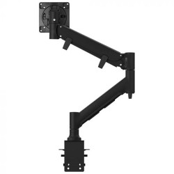 ATDEC FORTIS HEAVY DUTY DYNAMIC MONITOR ARM WITH HD F-CLAMP, SILVER
