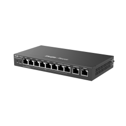 RUIJIE REYEE 10P GE CLOUD MNGD ROUTER-200 USERS-POE (110W)-1 WAN, 6 LAN, 3 WAN/LAN,3YR