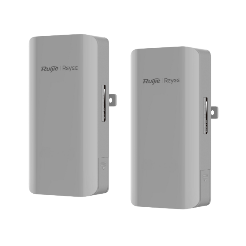 RUIJIE REYEE 5GHZ WIRELESS BRIDGE-2 PREPAIRED UNITS-867MBPS, 10DBI, 1KM, FE-2 PACK,3YR