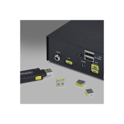 USB-A Port Blocker Key 4x USB-A Plugs
