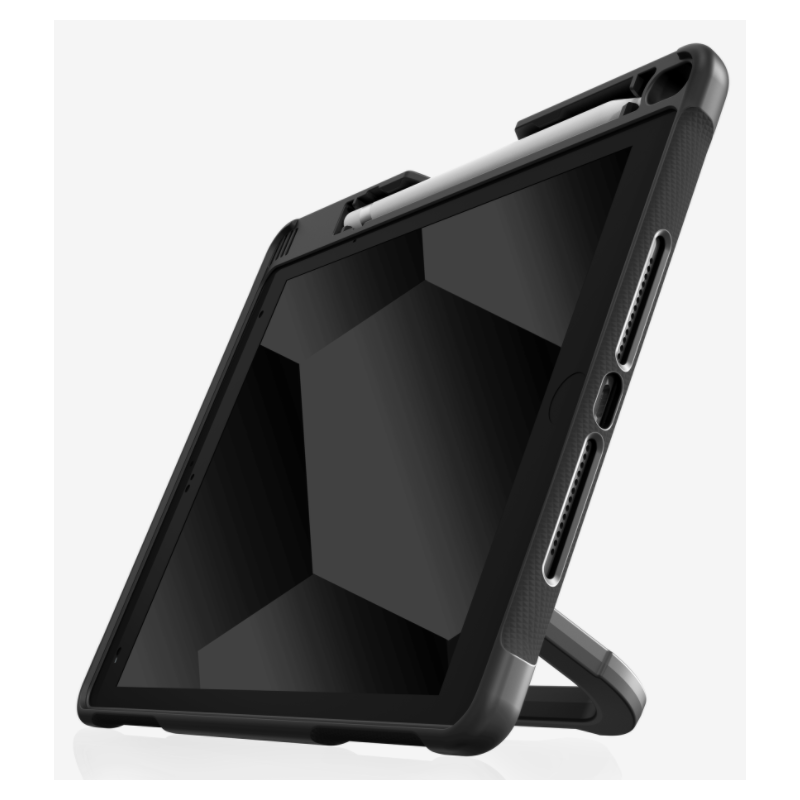 STM DUX SWIVEL (IPAD 9TH/8TH/7TH GEN) COM - BLACK FITTED CASE