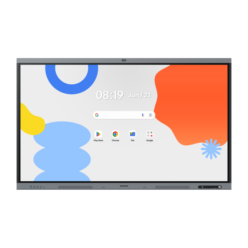SAMSUNG (WAFX-P) INTERACTIVE DISPLAY, 65" UHD, 450NITS, LAN/WIFI, CAM, MIC/SPKR, 12H/7D,3Y