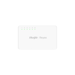 RUIJIE REYEE 5 PORT 10/100MBPS UNMANAGED FANLESS SWITCH - PLASTIC,3YR
