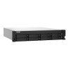 QNAP 8-BAY NAS 3.5"(0/8), ARM QC-1.7GHz, 4GB, 2.5GbE(2), SFP+(2), RPS, 2U RACK, 3YR WTY